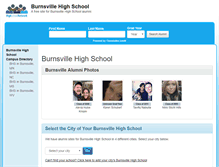 Tablet Screenshot of burnsvillehighschool.org